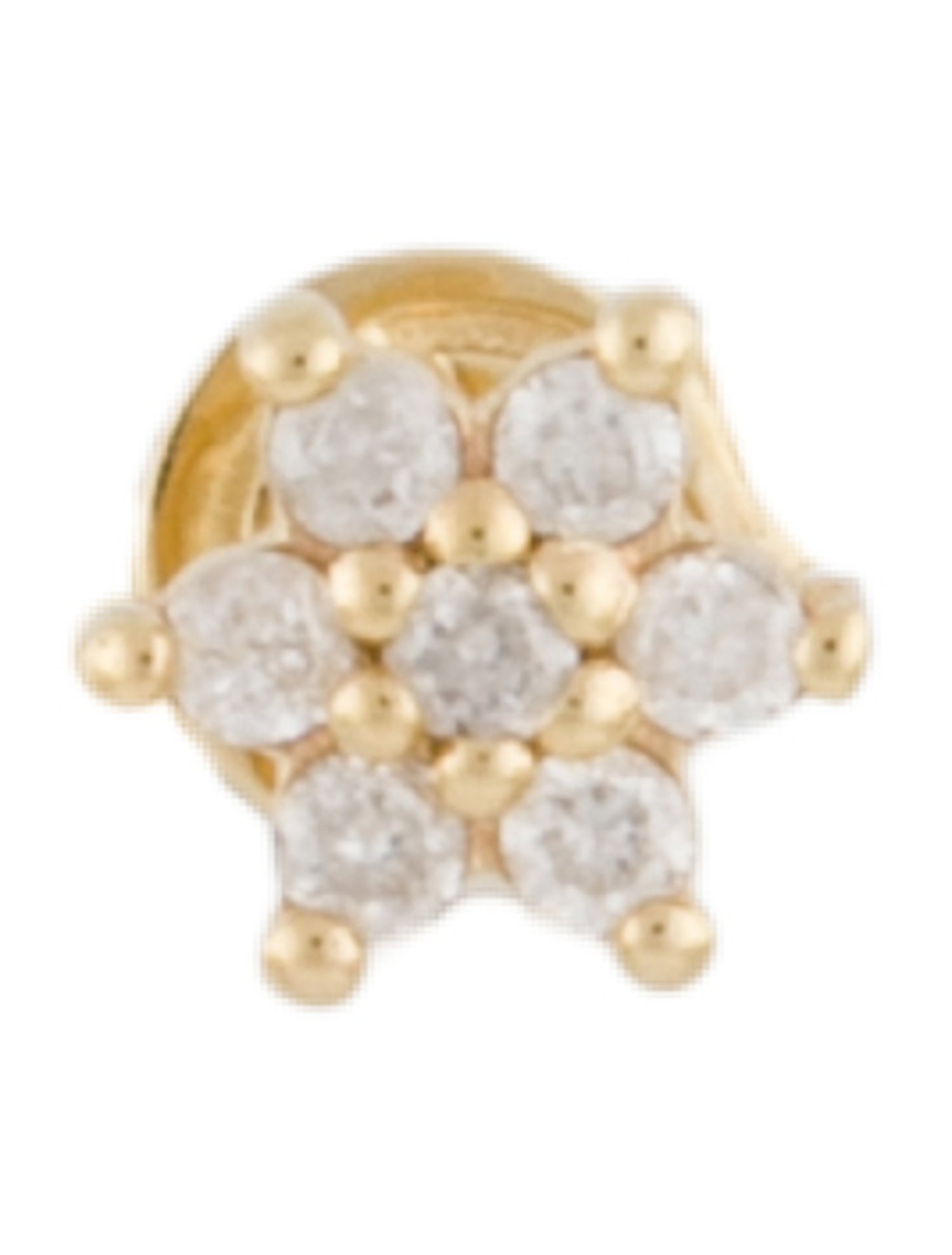 Earrings 14K Stud Single Earring