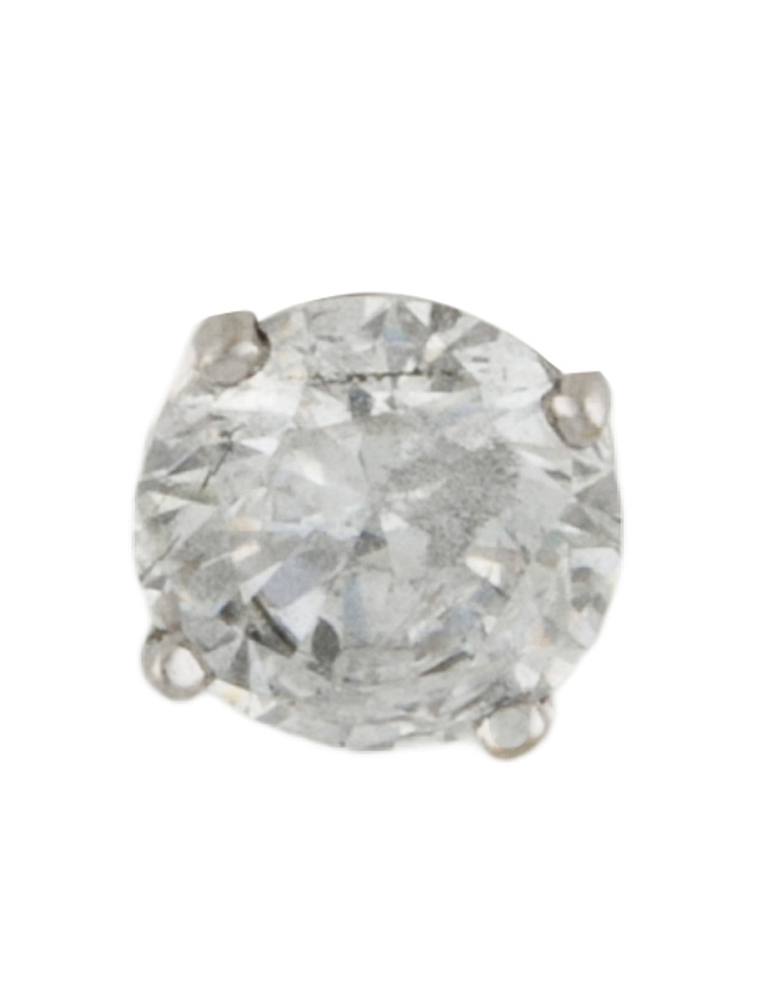 Earrings 14K 1.02ct Lab-Grown Diamond Single Stud Earring