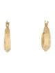 Earrings 14K Beveled Hoops