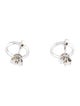 Earrings 14K Diamond Circle Stud Earrings