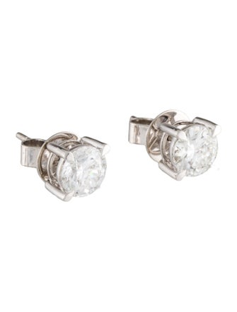 Earrings 14K 2.01ctw Lab-Grown Diamond Stud Earrings