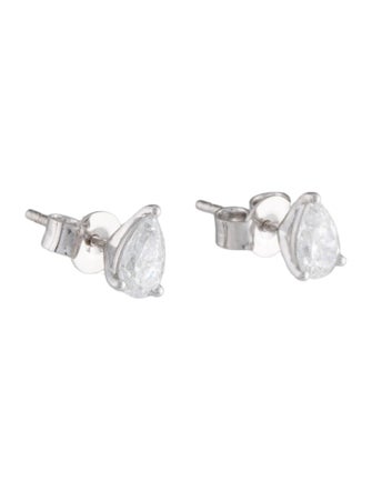 Earrings 14K 1.02ctw Diamond Lab-Grown Diamond Stud Earrings