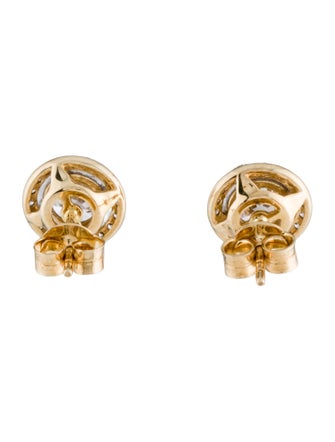 Earrings 14K 2.37ctw Lab-Grown Diamond Halo Stud Earrings