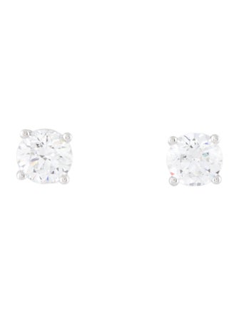 Earrings 14K 1.51ctw Lab-Grown Diamond Stud Earrings