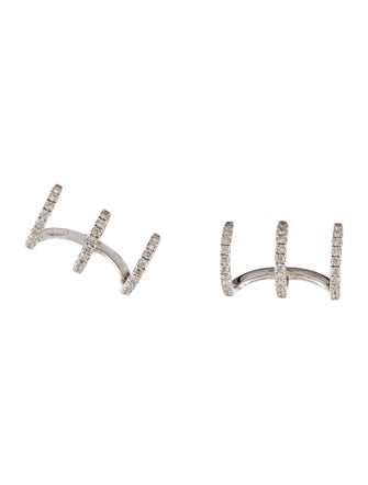 Earrings 18K Diamond Ear Cuffs