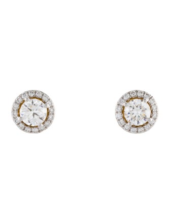 Earrings 14K 1.31ctw Lab-Grown Diamond Stud Earrings