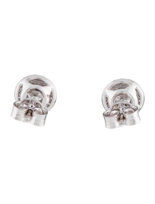 Earrings 14K 1.29ctw Lab-Grown Diamond Halo Stud Earrings