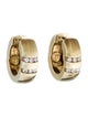 Earrings 14K Diamond Huggie Earrings