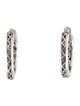 Earrings 18K 1.27ctw Diamond Inside-Out Hoop Earrings