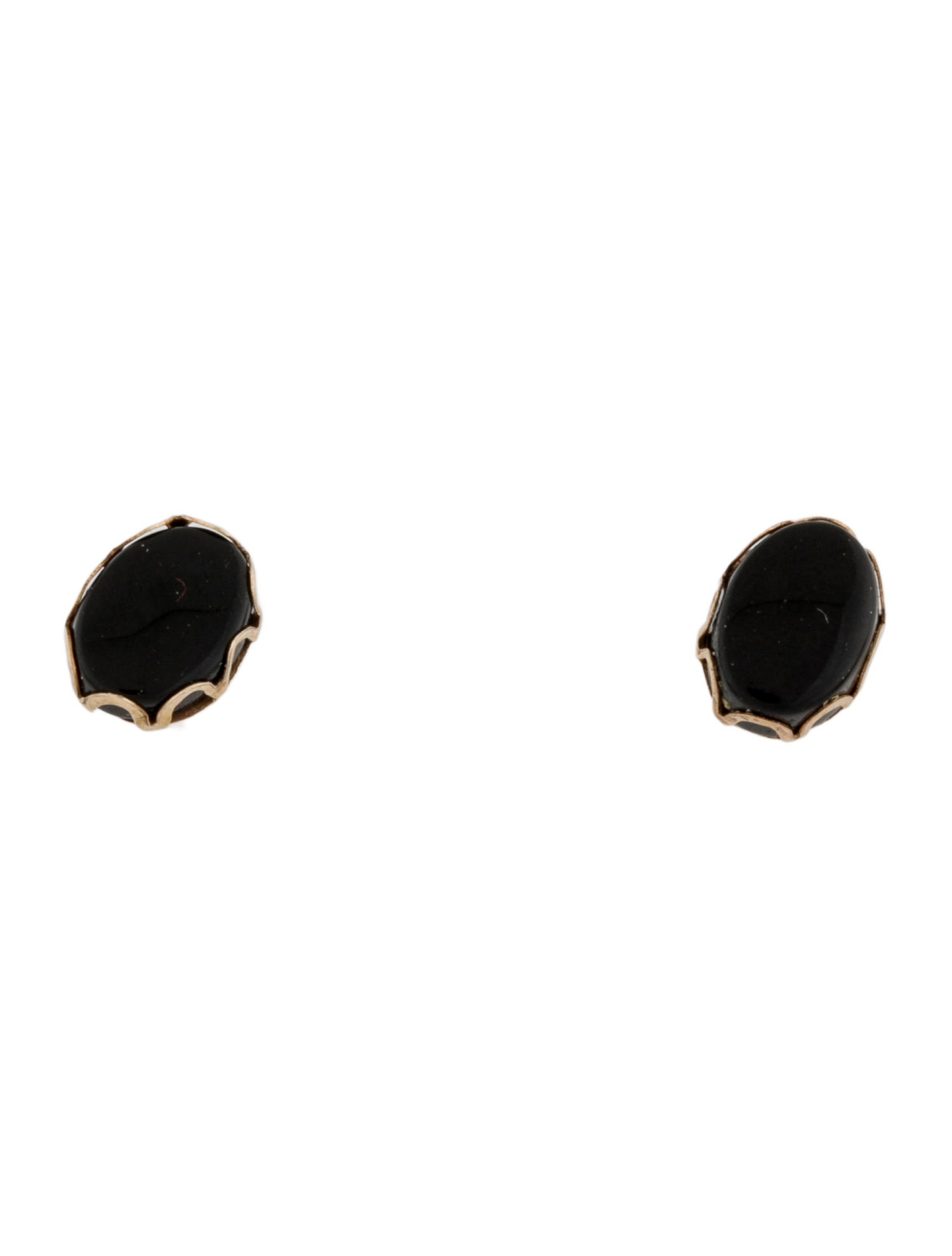 Earrings 14K Onyx Stud