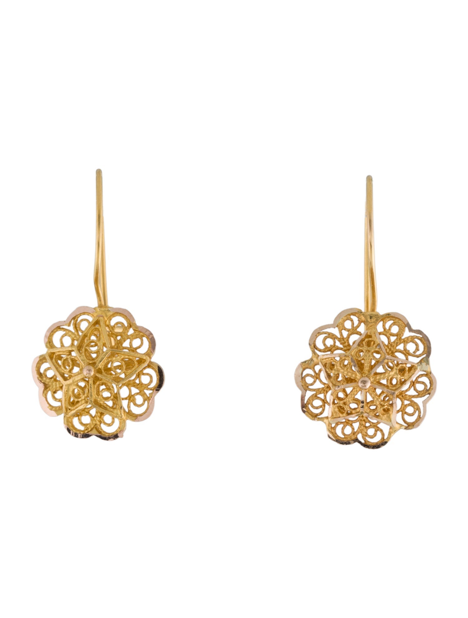Earrings 14K Drop