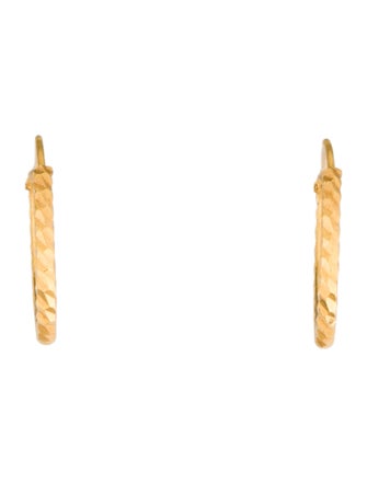 Earrings 22K Hoop Earrings