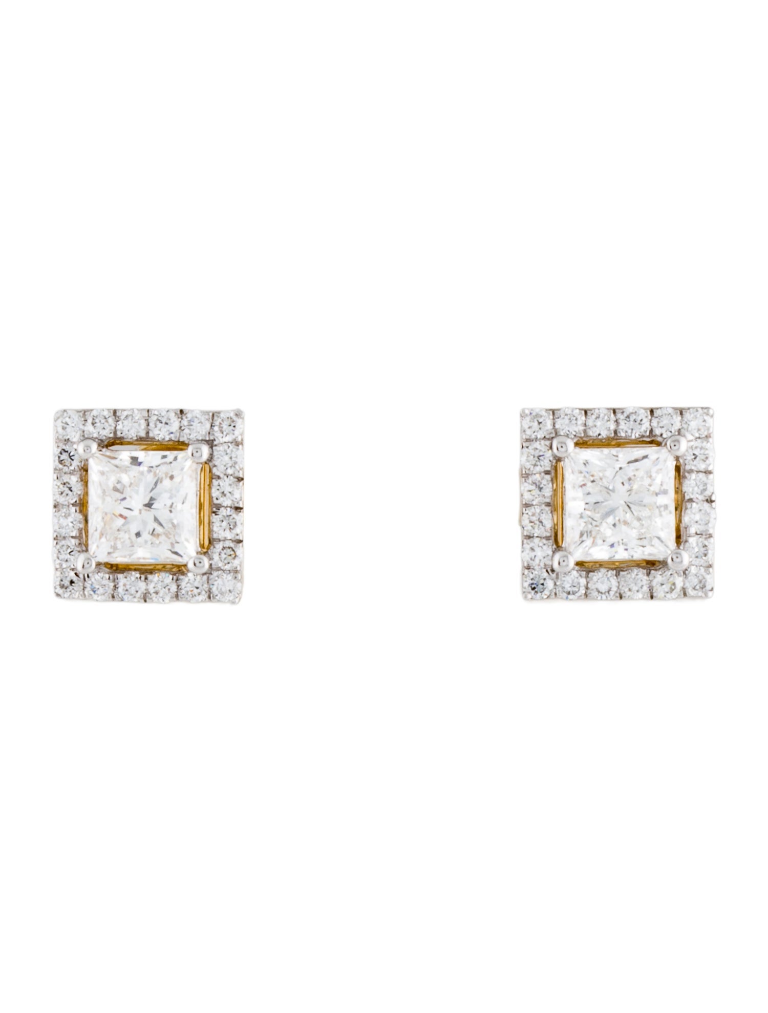 Earrings 14K 1.60ctw Lab-Grown Diamond Stud