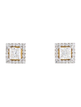 Earrings 14K 1.60ctw Lab-Grown Diamond Stud Earrings