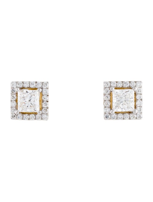 Earrings 14K 1.60ctw Lab-Grown Diamond Stud Earrings