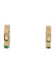 Earrings 18K 2.08ctw Emerald Huggie Earrings