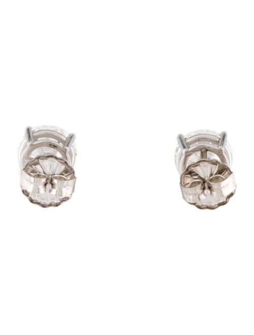 Earrings 14K 3.02ctw Lab-Grown Diamond Solitaire Stud Earrings