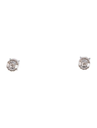 Earrings 14K 3.04ctw Lab-Grown Diamond Solitaire Stud Earrings