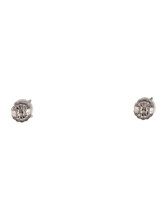 Earrings 14K 3.01ctw Lab-Grown Diamond Solitaire Stud Earrings