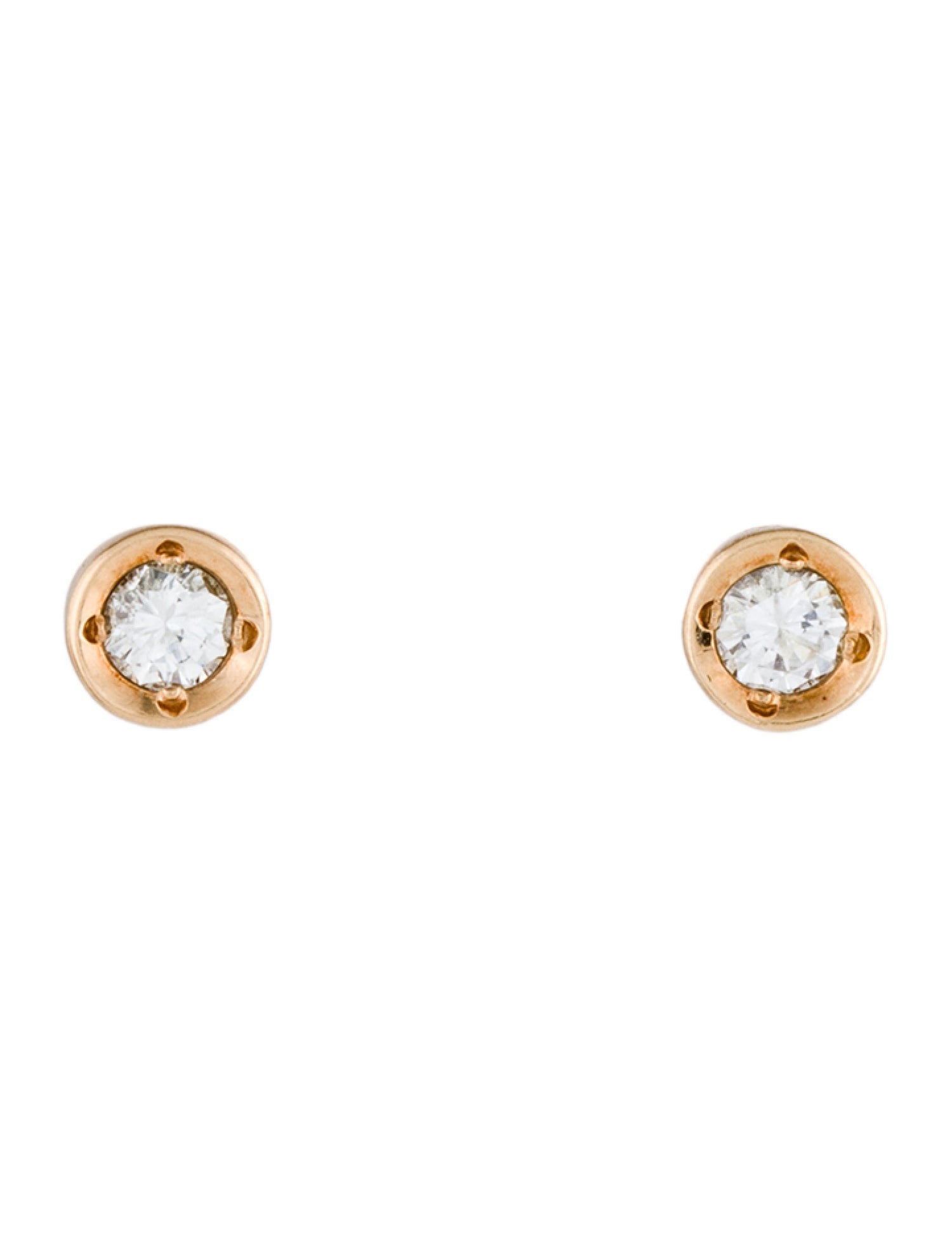 Earrings 14K Diamond Stud