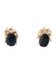 Earrings 14K 1.50ctw Sapphire Stud Earrings