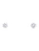 Earrings 14K 4.14ctw Lab-Grown Diamond Solitaire Stud Earrings