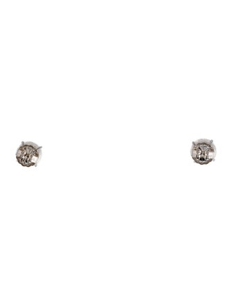 Earrings 14K 4.08ctw Lab-Grown Diamond Solitaire Stud Earrings