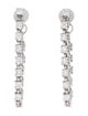 Earrings 14K Diamond Drop Earrings w/Connected Clutch Backs