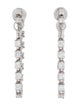 Earrings 14K Diamond Drop Earrings w/Connected Clutch Backs