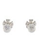 Earrings 14K 1.30ctw Lab-Grown Diamond Flower Stud Earrings