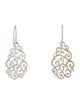 Earrings 14K Flowing intricate Drop Earrings