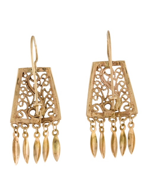 Earrings 14K Filigree Chandelier Earrings