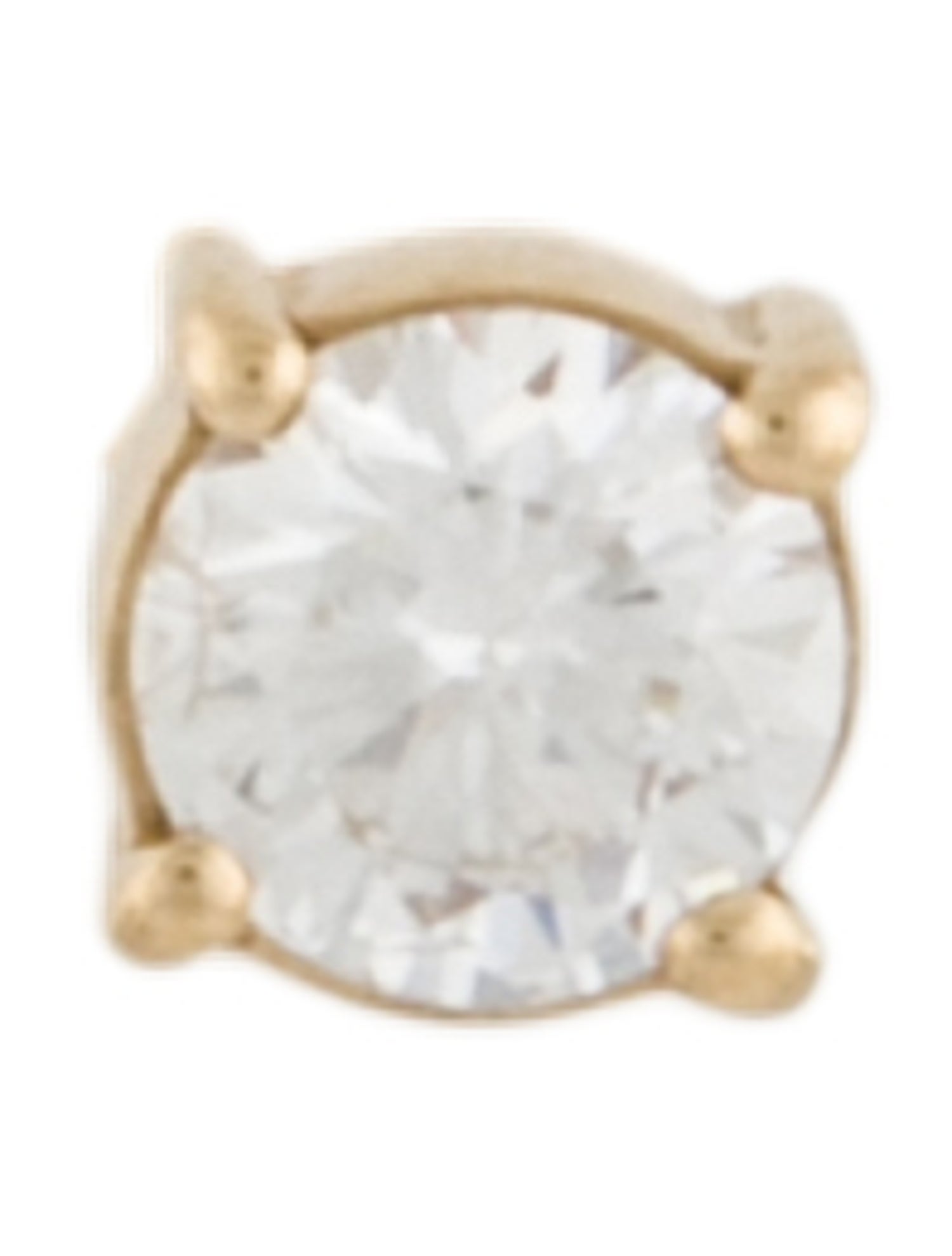 Earrings 14K Diamond SIngle Stud Earring