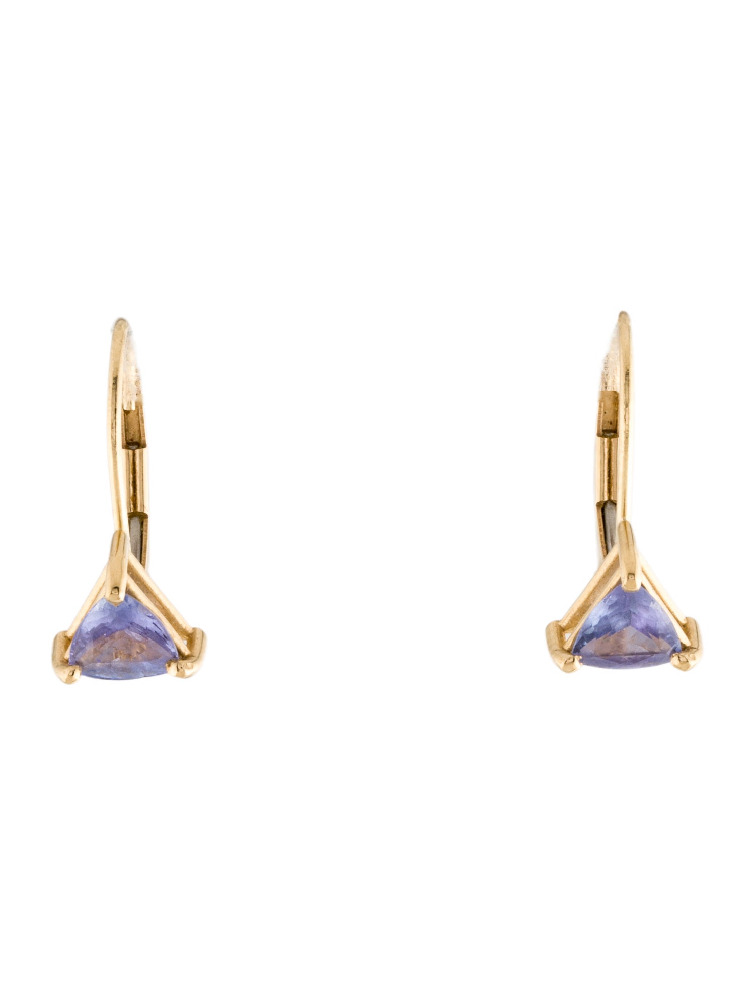 Earrings 14K 1.25ctw Tanzanite Drop Earrings