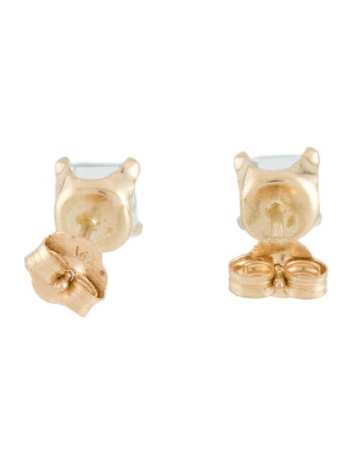 Earrings 14K Topaz Stud Earrings