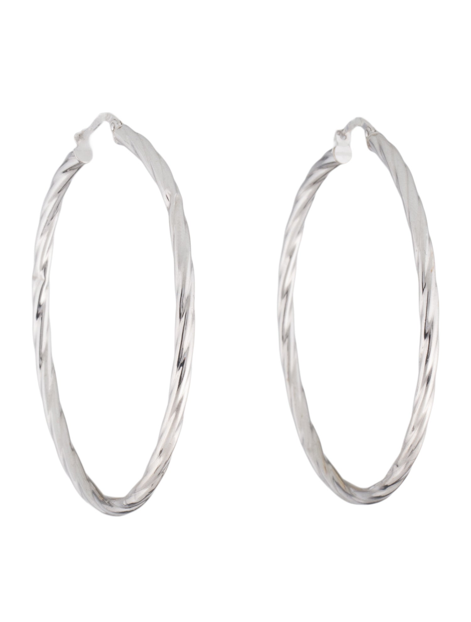 Earrings 14K Twisted Hoop