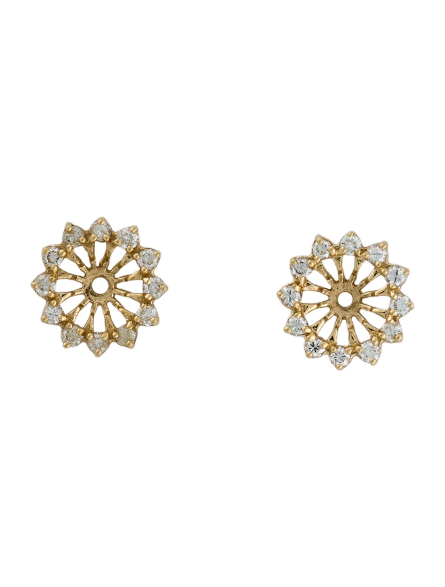 Earrings 14K Diamond Earring Enhancers