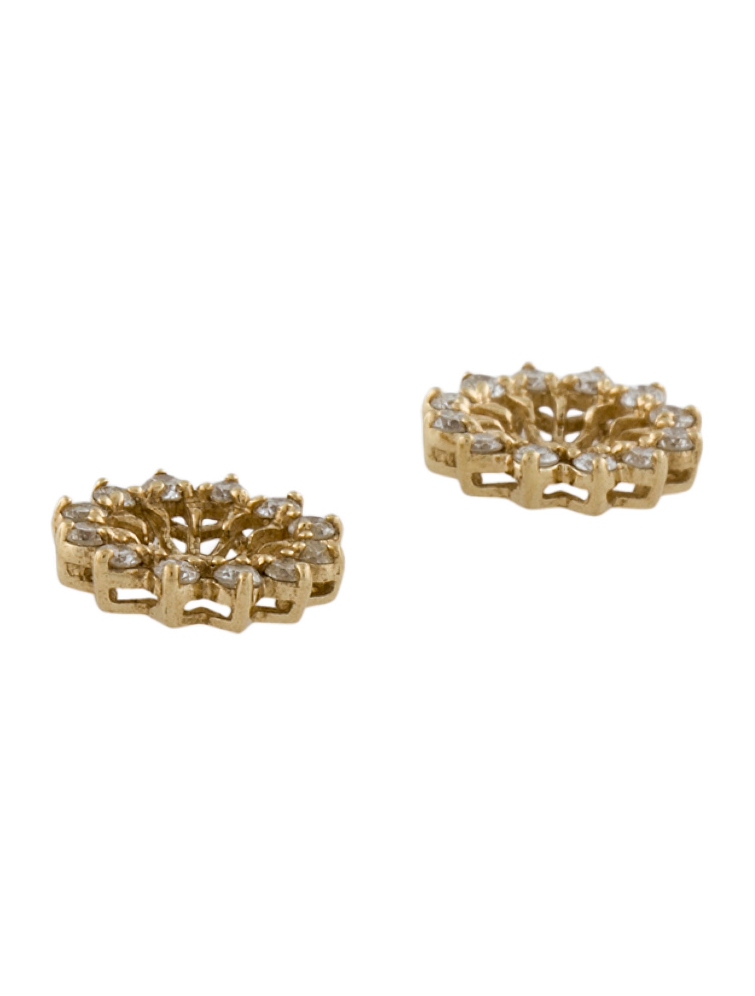 Earrings 14K Diamond Earring Enhancers