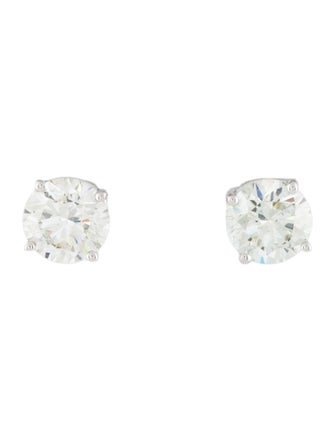 Earrings 14K 3.05ctw Lab-Grown Diamond Stud Earrings