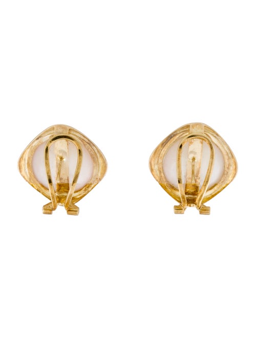 Earrings 14K Pearl Earclips