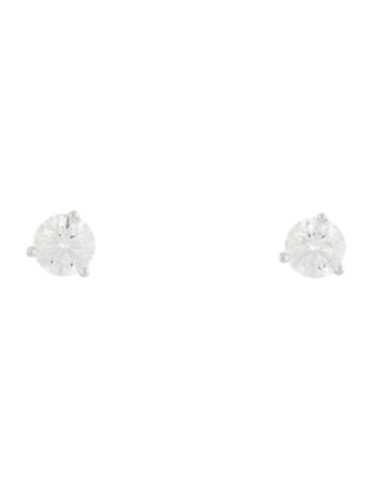 Earrings 18K 1.96ctw Lab-Grown Diamond Stud Earrings
