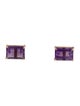 Earrings 14K Amethyst Stud Earrings