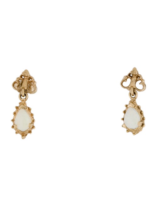 Earrings 14K Opal Dangle Earrings