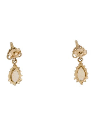 Earrings 14K Opal Dangle Earrings