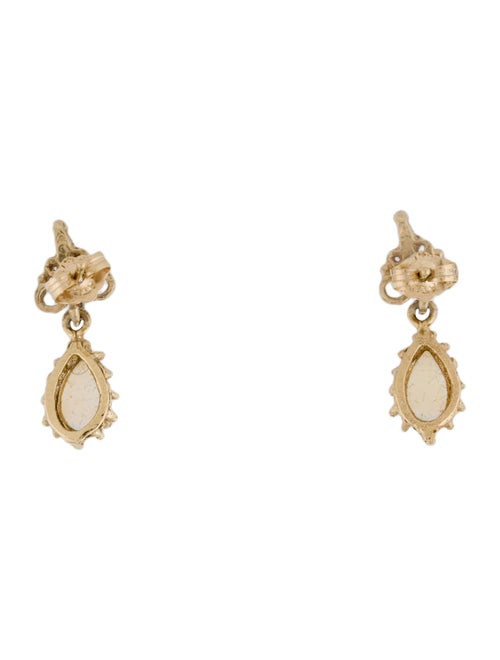 Earrings 14K Opal Dangle Earrings