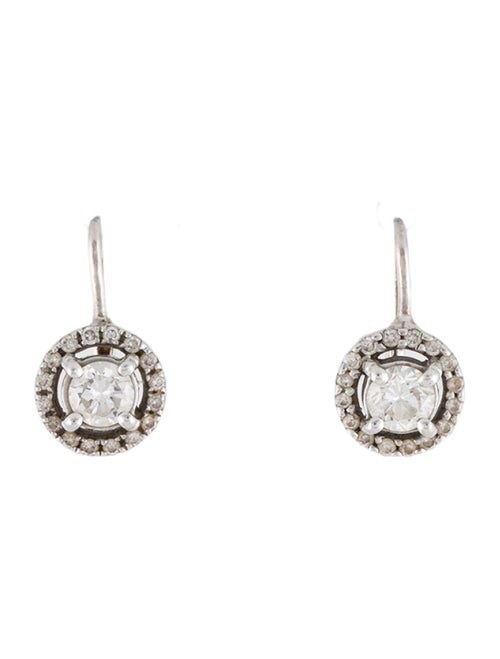 Earrings 14K Diamond Drop Earrings