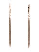 Earrings 14K Diamond Stick Drop Earrings