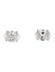 Earrings 14K 2.00ctw Lab-Grown Diamond Solitaire Stud Earrings