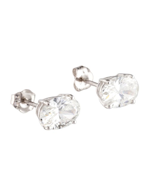 Earrings 14K 2.00ctw Lab-Grown Diamond Solitaire Stud Earrings