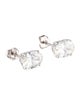 Earrings 14K 2.00ctw Lab-Grown Diamond Solitaire Stud Earrings